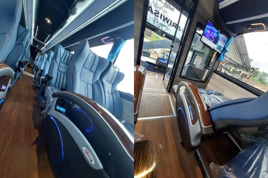 Interior Bus Eksekutif Bus Discovery