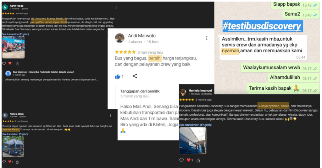 Testimoni Bus Discovery