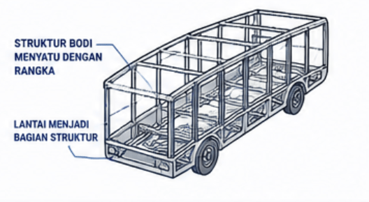 sasis bus monokok