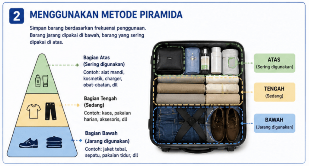 tips packing koper dengan metode piramida